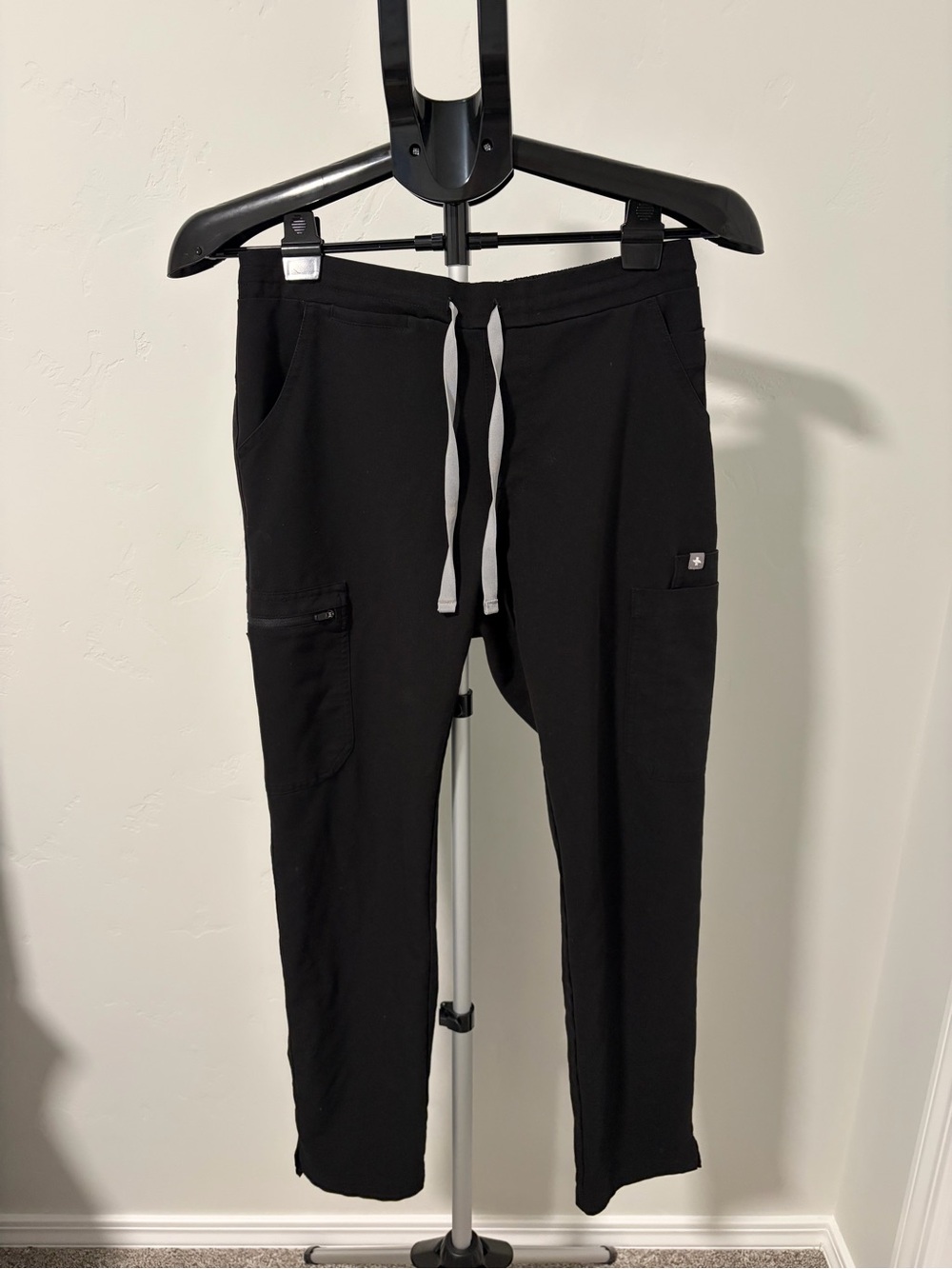 Figs Technical Collection Black Women's Drawstring Scrub Joggers Size XS